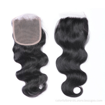 Lace Closure Body Wave Closure Double Drawn Virgin Hair 4x4 Lace Closure Human hair Brazilian Hair